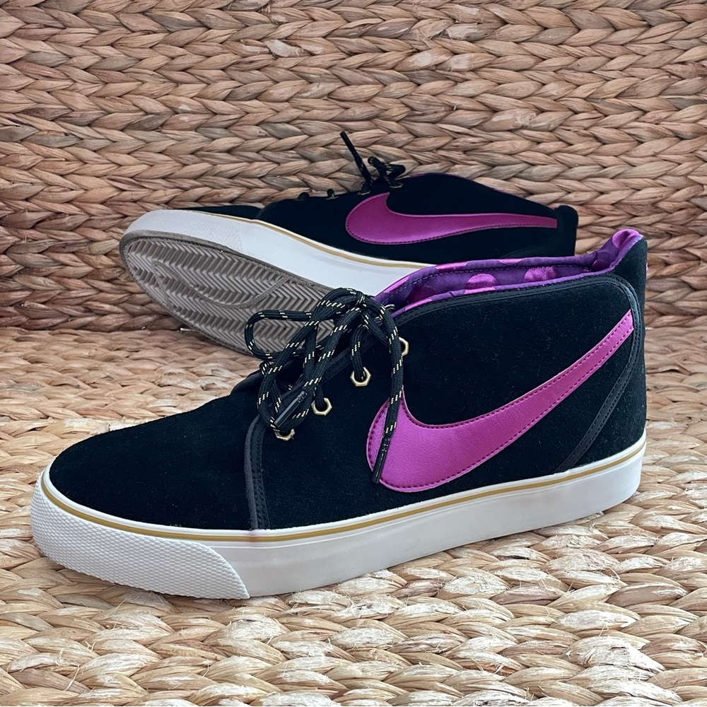 Nike Toki ND Sk8 Black Purple Sude Mens 11